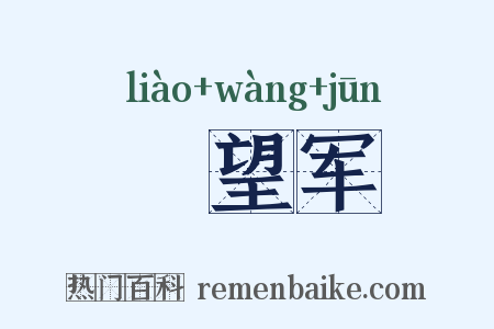 瞭望军是什么意思的图片